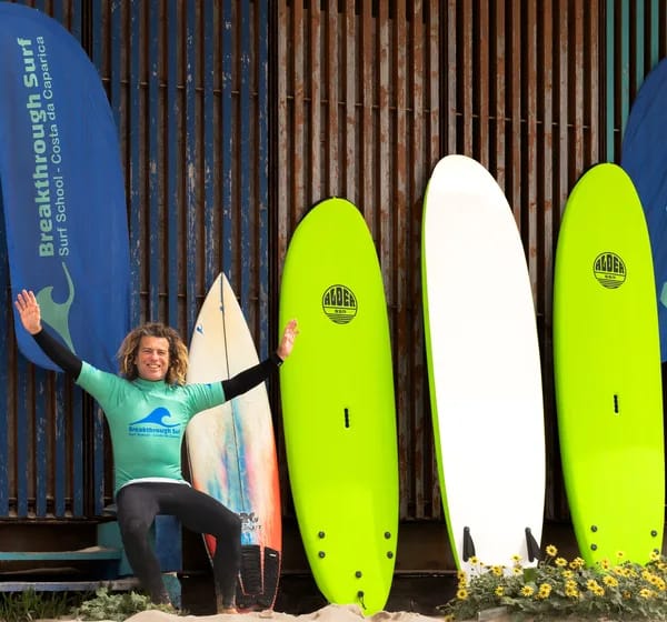 Breakthrough Surf School in Costa da Caparica, near Lisbon