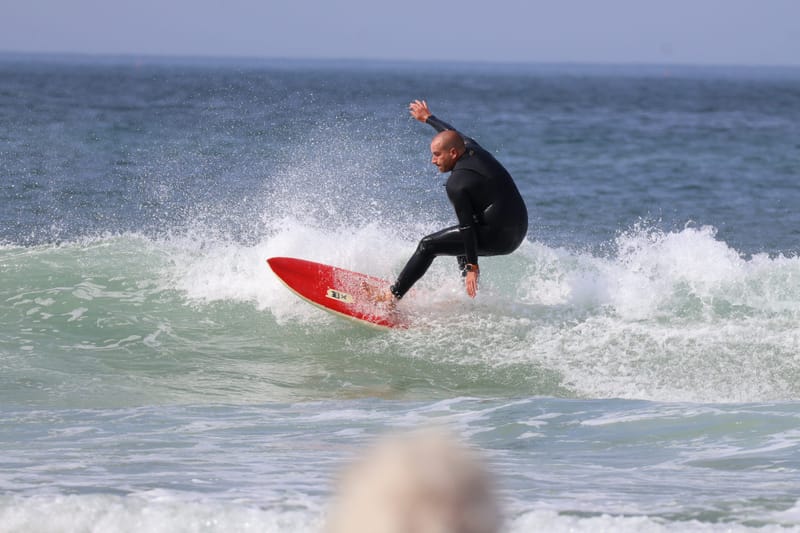Duckdive surf school session