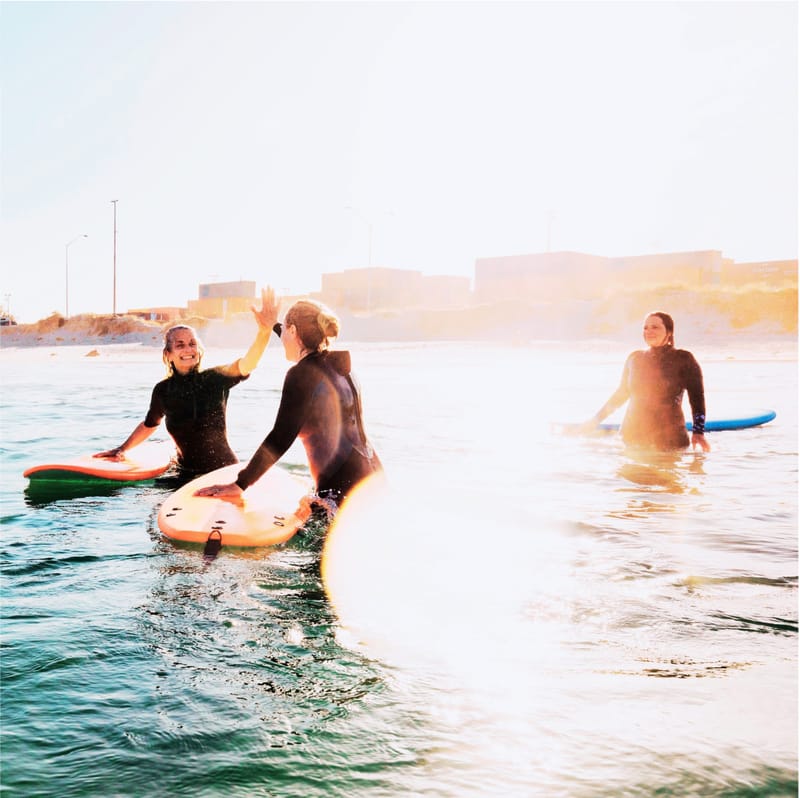 Feel Surf School beach activity