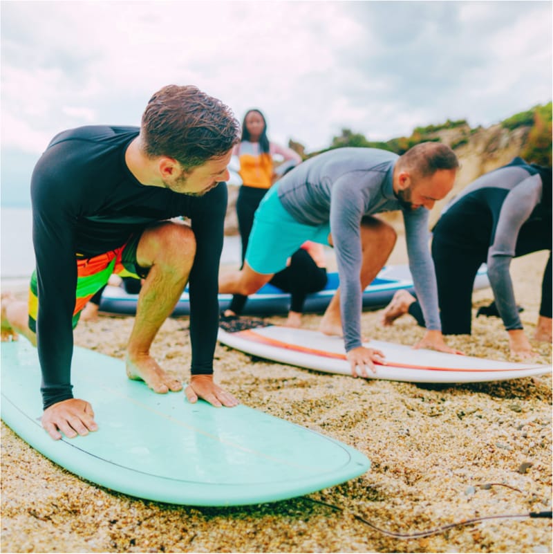 Feel Surf School surfing