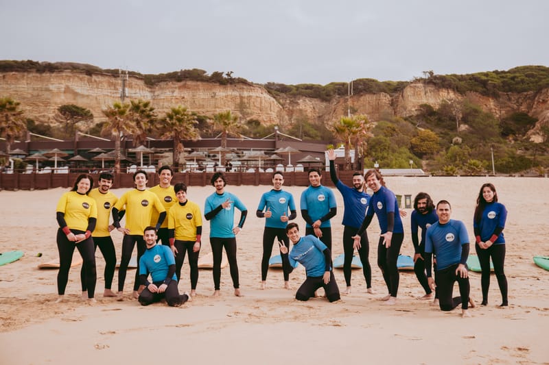 Corporate surf event