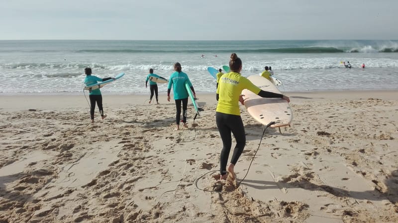 Surf lesson at Way2Surf